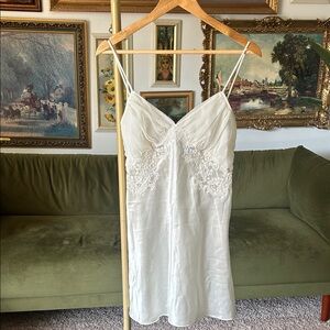 Vintage Victoria's Secret Cream Lace Slip